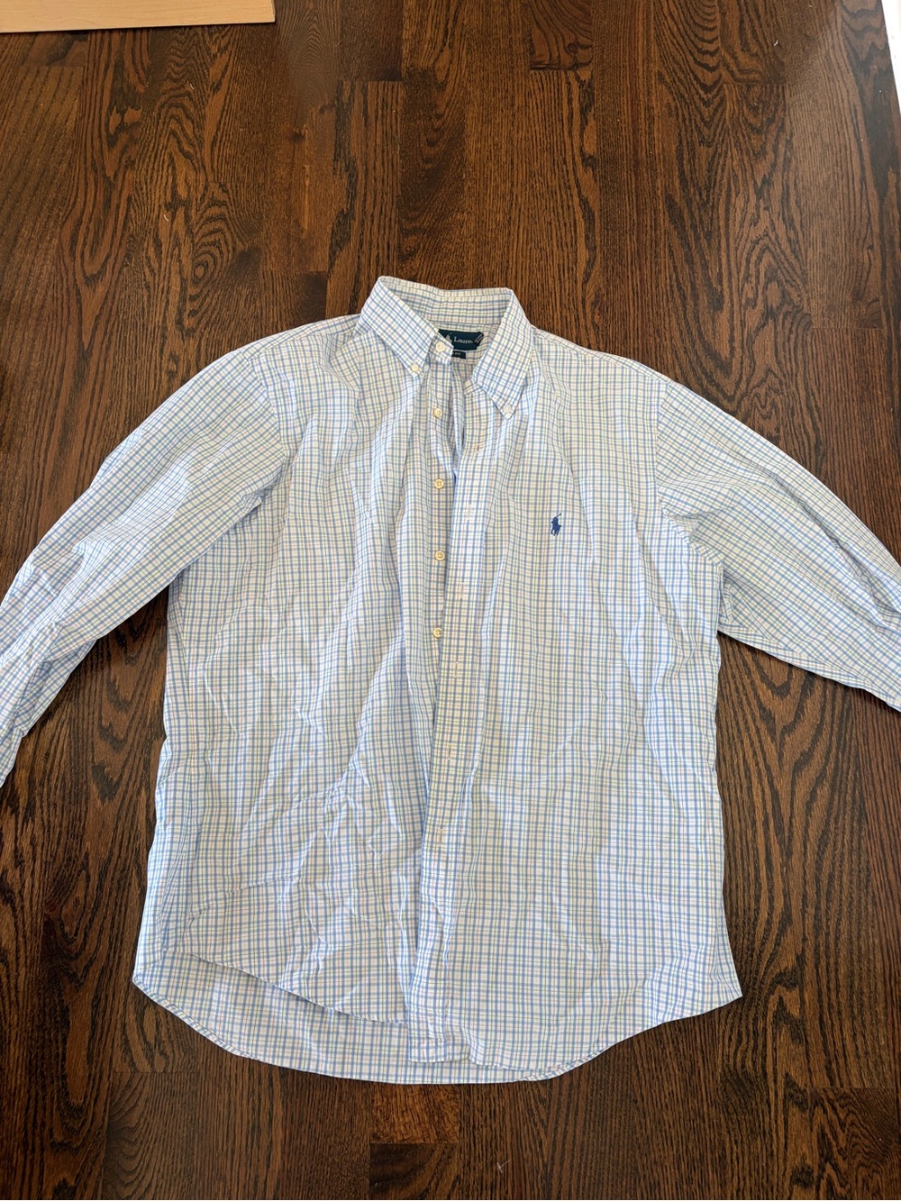 Polo by Ralph Lauren Blue and White pink green Button-Down Shirt